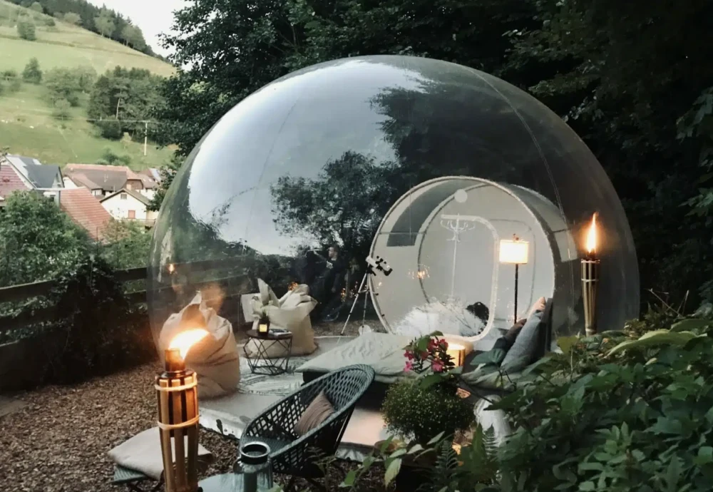 bubble tents glamping